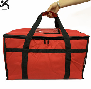 Sacs de livraison de nourriture classiques isolés 56x35x33cm 600D 48L Grand porte-pizza pour les livreurs de nourriture chaude et froide Réutilisable - Product Image 2