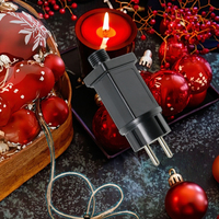 Lumières LED pour arbre de Noël étanches IP44 3V-24V DC 3-8W, adaptateur secteur, lumières de fontaine à brancher, décorations, adaptateur étanche à la pluie