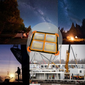 LED充電式屋外ソーラーフラッドライト100Wプロジェクターポータブルライト中国からの遊び場キャンプ用 - Product Image 5