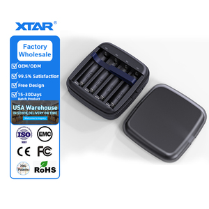 Cargador de Baterías Portátil XTAR OEM de 1.5v de Iones de Litio y 1.2v de <span class=keywords><strong>Ni</strong></span>-MH AA AAA, Cargador de Emergencia BC4 con Batería Extraíble - Product Image 1