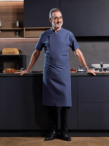Chaquetas de <span class=keywords><strong>Chef</strong></span> de Manga Corta para <span class=keywords><strong>Restaurante</strong></span>, Talla Grande, Uniforme de Cocina, Chaqueta de <span class=keywords><strong>Chef</strong></span> para Hombre, Uniforme de Hotel - Product Image 4