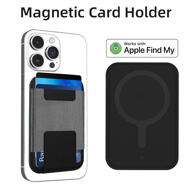 Hot Selling Luxury Elastic Flip Leather Wireless Charging IOS MFi Certified Find My Case GPS Navigation Multi-Colors Magnetic