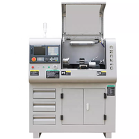 Cnc210 Horizontale Cnc Mini Metalen Draaibank Machine Tool Torno Light Duty Cnc Draaibank