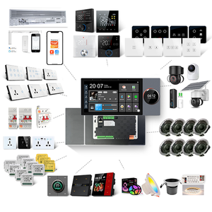 TUOAN 2025 yeni çok fonksiyonlu Tuya Android akıllı ev için müzik arka plan ile 7 inç merkezi kontrol paneli - Product Image 1