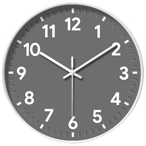 Personalizzare orologio rotondo in vetro per la casa <span class=keywords><strong>da</strong></span> 12 pollici al quarzo nordico silenzioso senza ticchettio soggiorno moderno semplice orologio <span class=keywords><strong>da</strong></span> parete digitale classico - Product Image 3