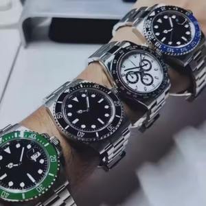 Designer de haute qualité mécanique 7750 4130 4131 mouvement chronographe montres-bracelets verre saphir montre automatique - Product Image 6