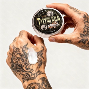 Envase Cilíndrico de Aluminio Reciclable de Alta Calidad para Bálsamo Post-Tatuaje, Tarro de Crema Cosmética Personalizado, Color Personalizado, Capacidad de 50~100 ml - Product Image 1