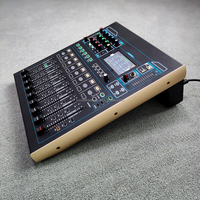 Mezclador de DJ Digital USB de 16 Canales con Pantalla Táctil para Sistemas IOS/Android/Windows/Linux, Construcción de Plástico, Grabador Incorporado, 4 Bandas