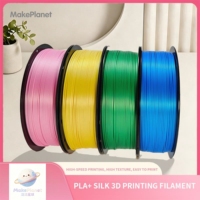 Vente directe du fabricant, consommables d'impression 3D PLA+, fil de soie de haute qualité, diamètre 1,75 mm, stock neuf, MakePlanet