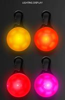Colgante LED de Seguridad para Mascotas, Ajustable, Impermeable, Multimodo, Intermitente, Universal, para Caminar de Noche