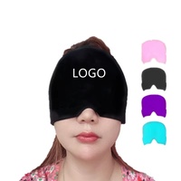 2025 nuevo dolor de cabeza ajustable terapia de frío tamaño único Gel líquido hielo microondas alivio del dolor gorra para el dolor de cabeza alivio de la migraña gorra