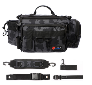 DFB0827 Sacs de taille et sacs à bandoulière tactiques 2-en-1 pour le sport, le camping, la pêche, avec sangles détachables - Product Image 3