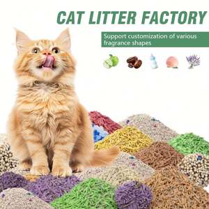 Litière pour chat en vrac facile à nettoyer, sable pour chat parfumé au café, au citron et à la lavande, litière agglomérante en bentonite pour chat - Product Image 6