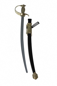 <strong>Wholesale</strong> Set of Plastic <strong>Machetes</strong> for Children Halloween Holiday Weapon with Bandana and Eye Patch - Product Image 5