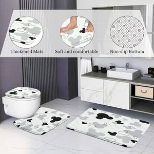 Juego <span class=keywords><strong>de</strong></span> Cuatro Piezas <span class=keywords><strong>de</strong></span> Cortina <span class=keywords><strong>de</strong></span> <span class=keywords><strong>Baño</strong></span> <span class=keywords><strong>de</strong></span> Poliéster Impermeable y Resistente al Moho, Diseño <span class=keywords><strong>de</strong></span> Dibujos Animados <span class=keywords><strong>de</strong></span> <span class=keywords><strong>Mickey</strong></span> y Minnie, Venta Directa <span class=keywords><strong>de</strong></span> Fábrica - Product Image 2