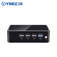 YINGCHI N100 Openciaw Ai PC Mini PC de Cuatro Núcleos DDR4 M.2 2*HD DP Pantalla 4K Win10 Office Home Computadora de Escritorio Económica con Funciones Completas