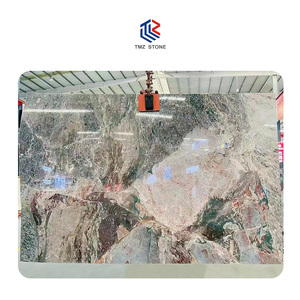 TMZ Marmol Dalle de marbre rose quatre saisons en pierre de luxe Design intérieur moderne poli et fond mural - Product Image 4