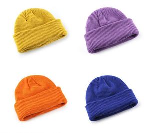 Gorros de punto holgados, suaves, para esquí, gorros cortos de punto, cálidos para otoño e invierno, gorros con puño, unisex, regalo promocional - Product Image 2