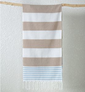 Serviette turque personnalisée avec logo brodé, en gros, pour la <span class=keywords><strong>plage</strong></span>, le bain, le hammam, <span class=keywords><strong>Fouta</strong></span>, <span class=keywords><strong>Fouta</strong></span> de <span class=keywords><strong>Plage</strong></span> - Product Image 1