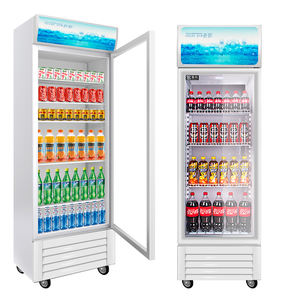 Escaparate de refrigerador comercial, refrigerador abierto de frutas y verduras, estantes de supermercado, refrigerador de exhibición - Product Image 3