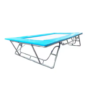 Trampolín Europeo de Alta Elasticidad, Trampolín Profesional para Adultos y Niños, <span class=keywords><strong>Cama</strong></span> Elástica Resistente de 213x426cm con Malla - Product Image 6
