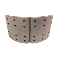 Zapatas de Freno para Camión/Remolque de Uso Pesado Modelo 4515E de 16.5" x 7" con Kit de Reparación