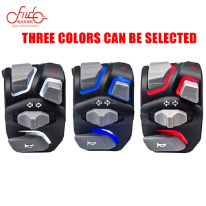 Interrupteur combiné trois-en-un pour moto électrique et tricycle, style simple, clignotant, klaxon, bouton marche/arrêt – Meilleure vente à prix abordable - Product Image 4