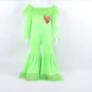 Vestido de diseño lindo para niñas de 2 a 10 años, disfraz de Papá Noel para bebés, traje de fiesta navideña para niñas. - Product Image 2