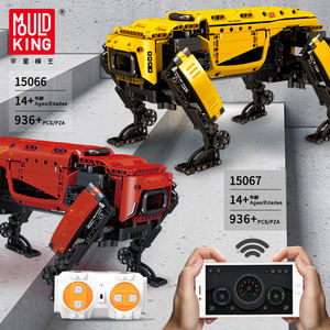 MOULD <span class=keywords><strong>KING</strong></span> 15066 15067 Chiens robots à quatre pattes, télécommande, application, mode dynamique, technicien, construction intelligente, blocs - Product Image 2