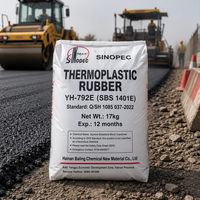 Granulés de caoutchouc thermoplastique styrène-butadiène SBS Sinopec YH-792 de haute qualité, 20 kg, blanc, qualité fusion à chaud pour appareils électroménagers