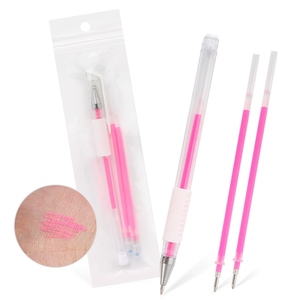 Marqueur de peau 3 Recharge Set PMU Outil Blanc Rose Marqueurs Colorés Microblading Brow Lip Mapping Pen Maquillage Permanent - Product Image 1