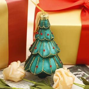 Décorations de Noël en verre de haute qualité, personnalisables en différentes couleurs, à suspendre à l'arbre de Noël - Product Image 4