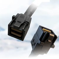 Cable SFF 8643 MiniSAS HD SFF-8643 de 12 Gbps para Computadora, Venta Directa de Fábrica, Envío Rápido, Alta Calidad, al por Mayor