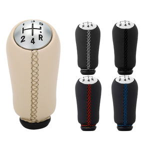 Renault Manual Transmission <b>Shift</b> <b>Knob</b> Leather Ergonomic Gear Stick For Clio QZXN J01 - Product Image 5