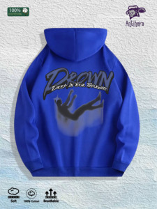 Sudadera con Capucha Gráfica <span class=keywords><strong>Antihero</strong></span> Drown Deep in Thoughts - 100% Algodón, Almacén de EE. UU., 7 Colores - Product Image 5