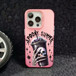 OEM Custom Cartoon UV Print <strong>Skull</strong> Scary Horror TPU+PC Shockproof Anti-Fingerprint Mobile Phone <strong>Case</strong> for 13 14 15 16 17 Pro Max - Product Image 5