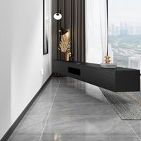 Ensemble Luxe Meuble TV Noir Moderne et Table Basse Unité Murale Meuble TV Design Moderne pour Maison Chambre Hôtel Centre Commercial