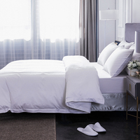 Ensembles de meubles de chambre à coucher d'hôtel Sheraton modernes en gros, ensembles de draps