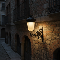 Farol Wall Palacio FAROL FERNANDINO LED CLÁSICO Y ELEGANTE, Farola Urbana LED para Jardín, Uso en Exteriores, IP66, Construcción de Aluminio, 30W-150W