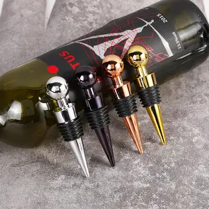 Factory Direct Supply Wine Stopper Decorative Bottle Stoppers Reusable Wine Stopper