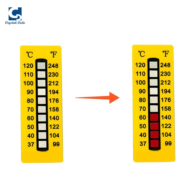 Sticker Thermometer Irreversible Sensitive Color Change Baby Non-Reversible Portable Temperature Indicator Label