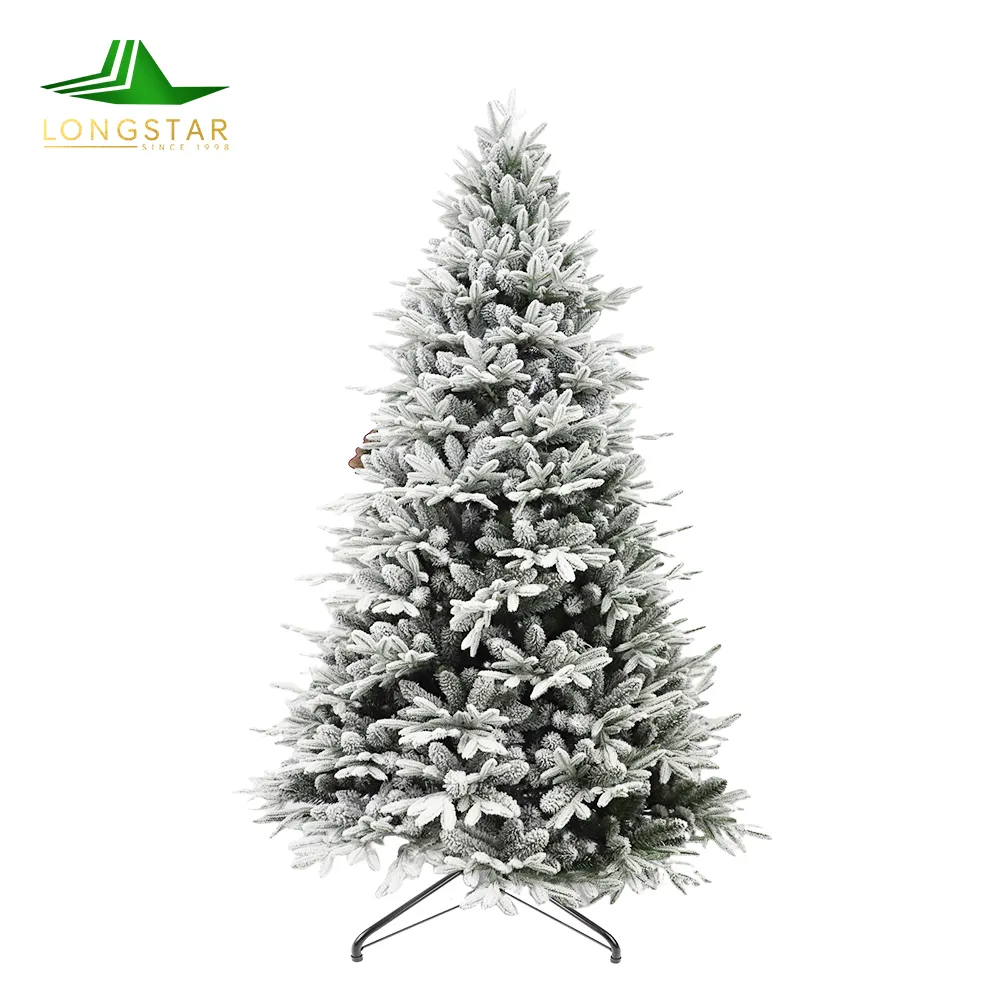 Árvores gigantes do Natal, Árvore iluminada branca do Natal, Árvore de Natal do galho com luzes conduzidas