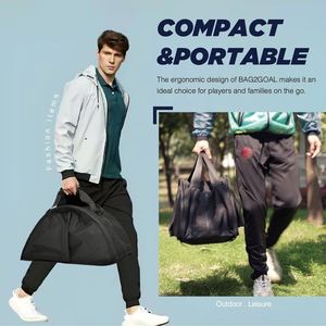 But de football pop-up 2-en-1 - But de football portable avec sac de transport pour l'entraînement et les matchs - Product Image 3