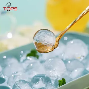 BPA Free 33 Cavities Plastic Mini Round Ice Ball Maker Mold Ice Cube Tray With Lid And Bin Ice Scoop