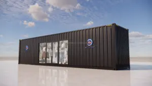 Draagbare Verzendcontainer Kledingwinkel Prefab Mobiele Winkel Pop-Up Winkel