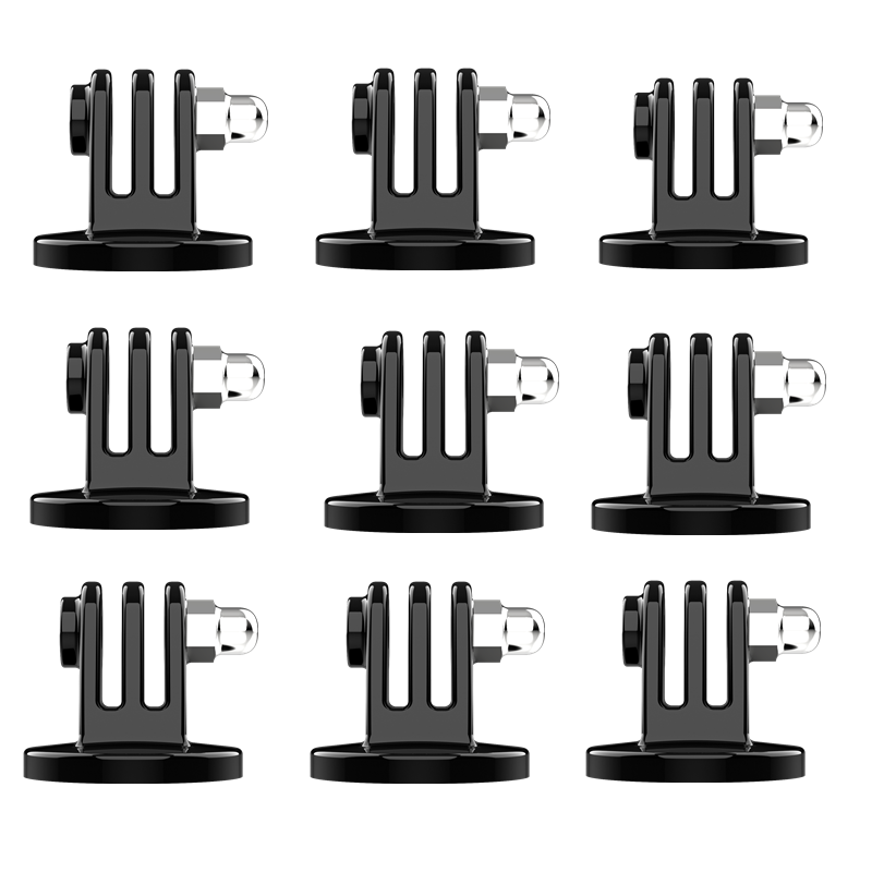 Hongdak Factory Price Buckle Basic Mount Flat Clip Helmet Chest Strap Adapter For Go Pro Hero 12 11 10 Xiaomi Yi SJCAM