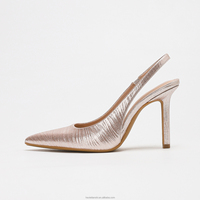 Nouvelle Collection 2026 – Escarpins Slingback à Talons Hauts pour Femme, Bout Pointu, Tige en Satin Brillant – Chaussures Tendance pour Mariage, Soirée et Cérémonie