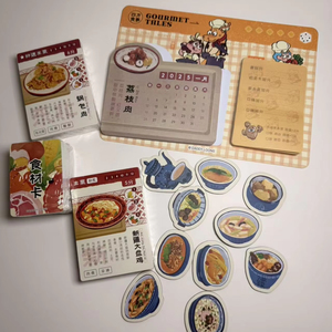 <span class=keywords><strong>Jeu</strong></span> <span class=keywords><strong>de</strong></span> <span class=keywords><strong>société</strong></span> gastronomique chinois personnalisé avec cartes d'ingrédients et <span class=keywords><strong>de</strong></span> recettes, ensemble complet, <span class=keywords><strong>jeu</strong></span> <span class=keywords><strong>de</strong></span> table sur le thème <span class=keywords><strong>de</strong></span> la cuisine familiale pour les fêtes - Product Image 1