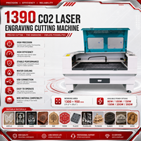 Graveur laser CO2 Four Power 1390 haute efficacité 60W 80W 100W 150W, fourniture directe d'usine chinoise