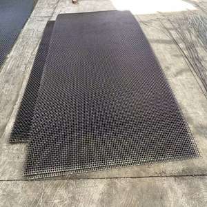 רשת סינון למחצבת סלעים מנגן 65Mn, רשת תיל שחורה עם שירותי ריתוך וכיפוף - Product Image 6